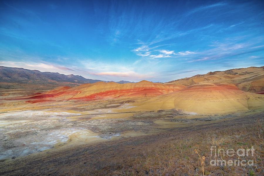 Mountain Photograph - Sunset At The Painted Hills #2 by Aaron Harris