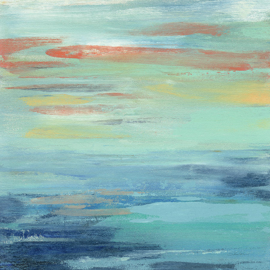 Abstract Painting - Sunset Beach I #2 by Silvia Vassileva