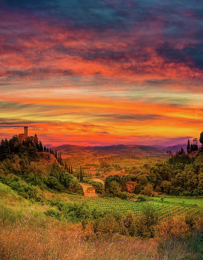 Sunset On Medieval Valley #2 Photograph by Vivida Photo PC