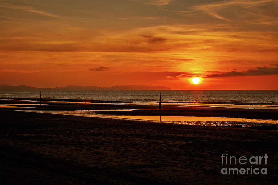 Sunset Wales #2 Photograph by Adrian Evans