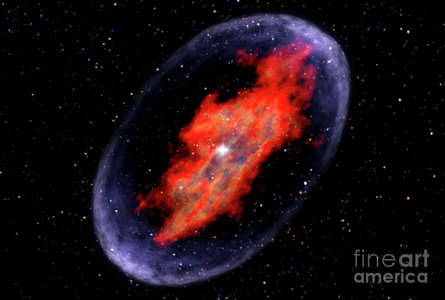 Supernova Remnant From A Star Collapse #2 Photograph by Nasa/skyworks Digital/science Photo Library