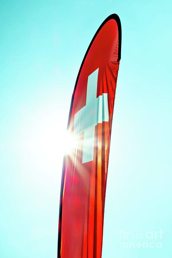Swiss Flag #2 Photograph by Mats Silvan