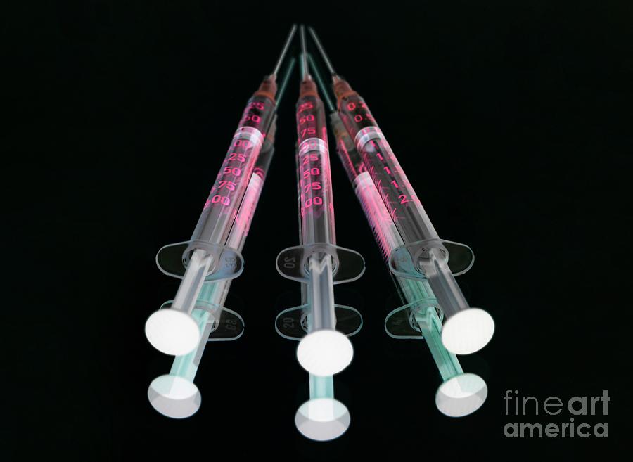 Syringes #2 Photograph by Tek Image/science Photo Library