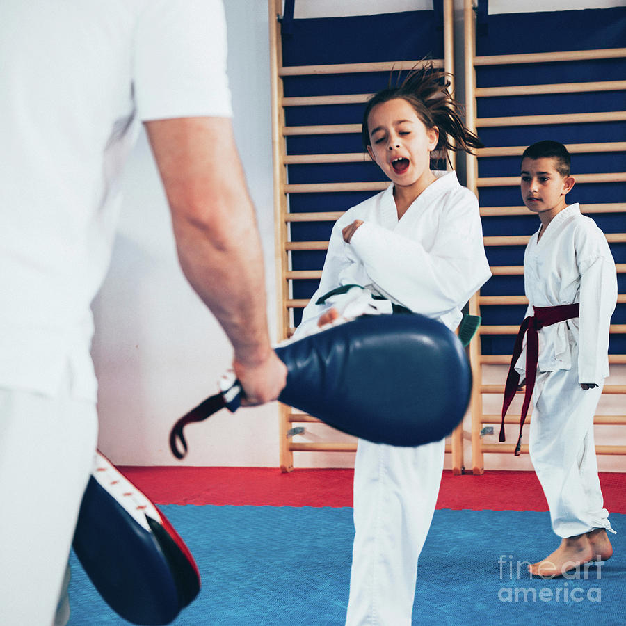 Tae Kwon Do Training #2 by Microgen Images/science Photo Library