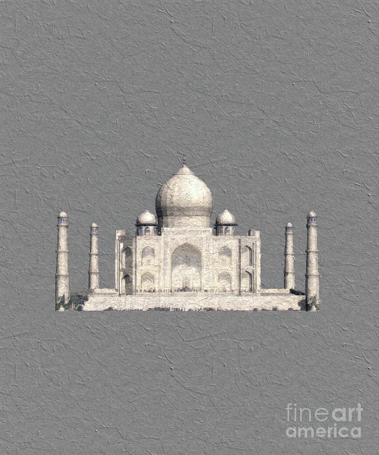Taj Mahal, India #2 Painting by Esoterica Art Agency