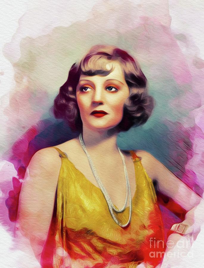 Tallulah Bankhead, Vintage Actress #2 Painting by Esoterica Art Agency