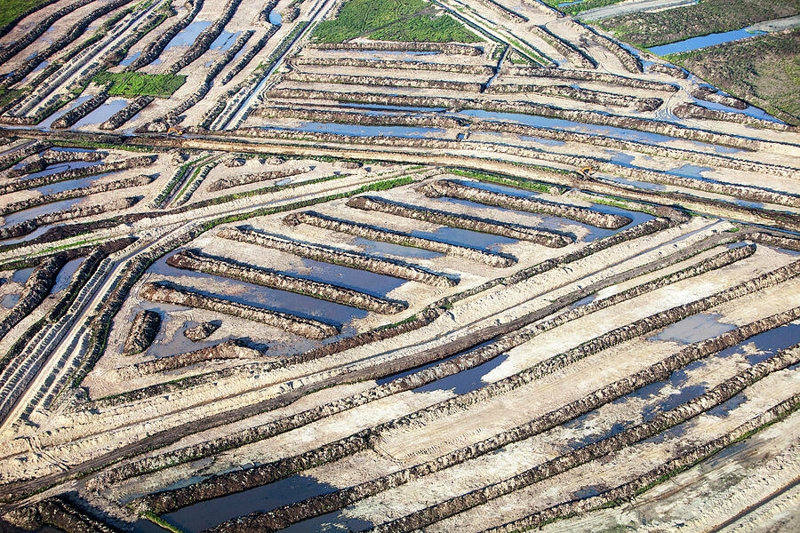 Tar Sands Mining Near Fort Mcmurray, Alberta, Canada. #2 Photograph by ...