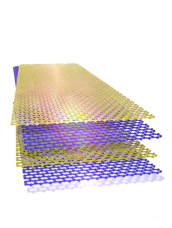 Tetralayer Magic-angle Twisted Graphene #2 Photograph by Ramon Andrade 3dciencia/science Photo Library