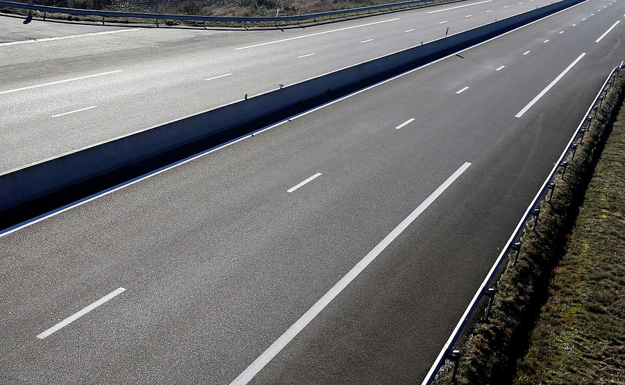 The A65 Motorway Between Bordeaux Photograph by Regis Duvignau - Fine ...