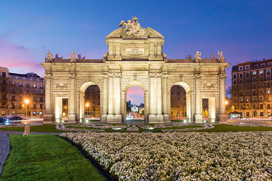 The Alcala Door Puerta De Alcala Photograph by Prasit Rodphan - Fine ...