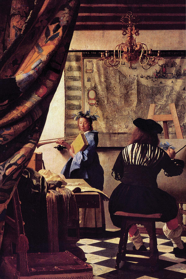 The Allegory of Painting #2 Painting by Johannes Vermeer