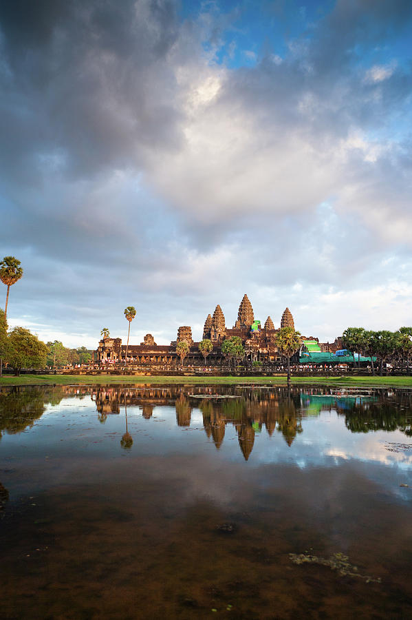 The Angkor Wat Temple At Sunset #2 Photograph by Matthew Micah Wright