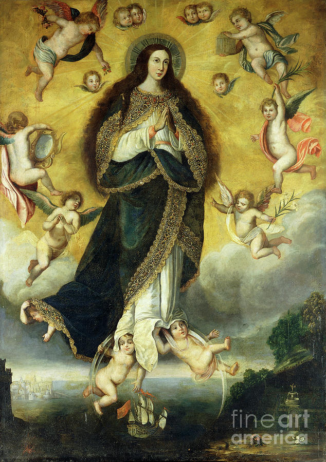 The Assumption Of The Virgin Painting By Juan De Valdes Leal - Fine Art ...