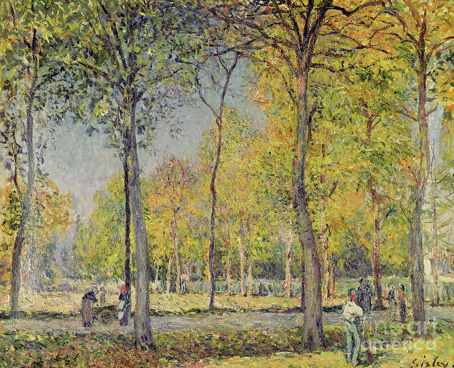The Bois De Boulogne Painting by Alfred Sisley