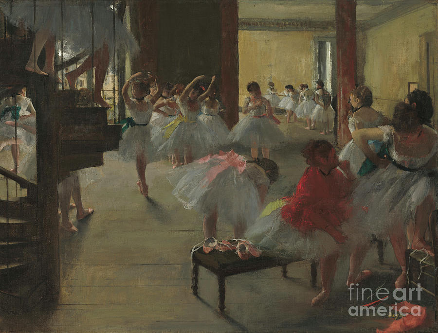 The Dance Class, Circa 1873 Painting by Edgar Degas