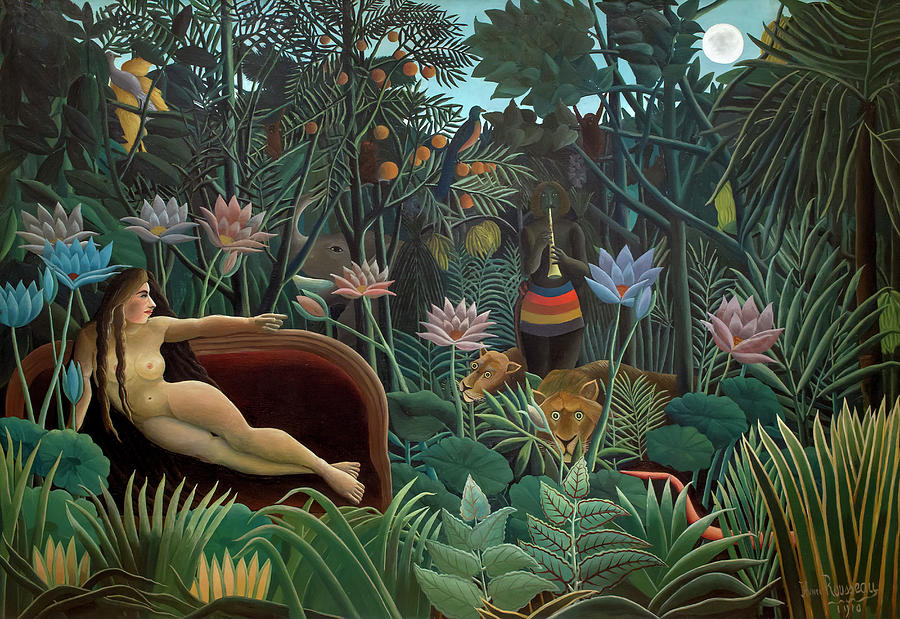 Henri Rousseau Painting - The Dream, 1910 by Henri Julien Felix Rousseau Henri Rousseau Painting - The Dream, 1910 by Henri Julien Felix Rousseau