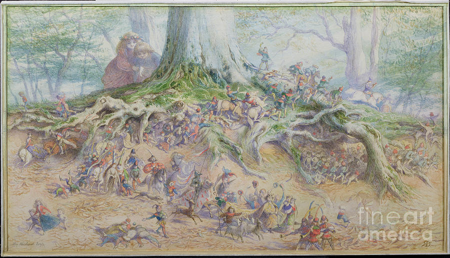 The Fairy Tree Painting by Richard Doyle