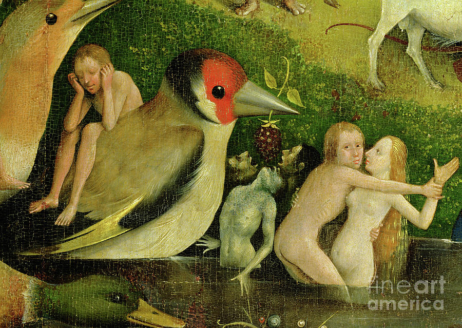 The Garden Of Earthly Delights, 1490-1500 Painting by Hieronymus Bosch