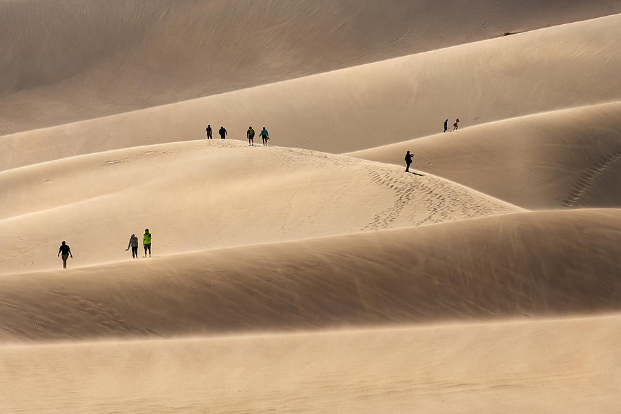 The Great Sand Dunes #2 Photograph by Q Liu