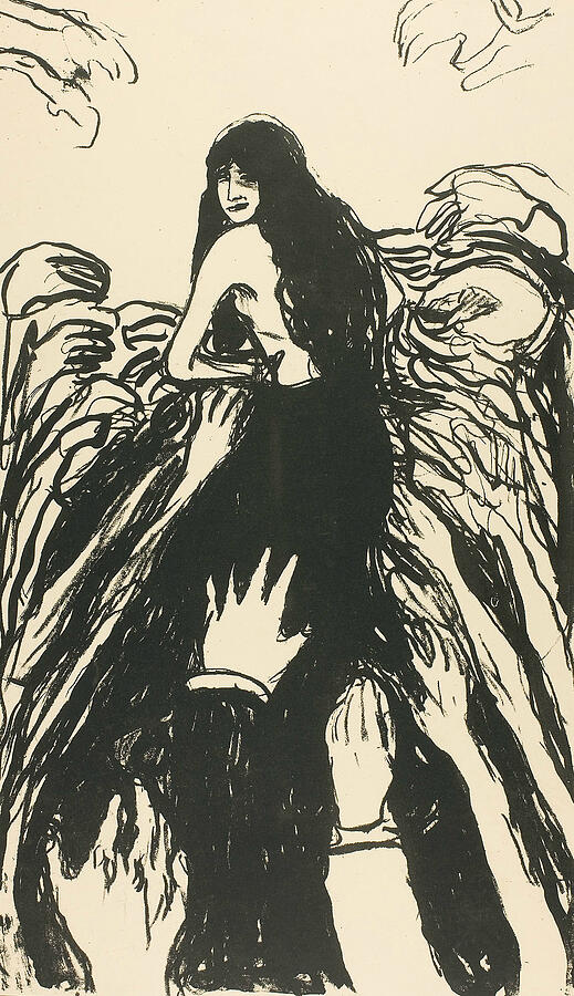 The Hands, from 1895 Relief by Edvard Munch