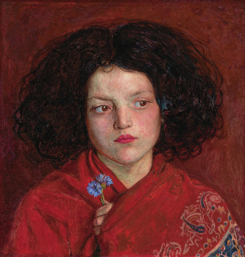 Ford Madox Brown Painting - The Irish Girl #2 by Ford Madox Brown