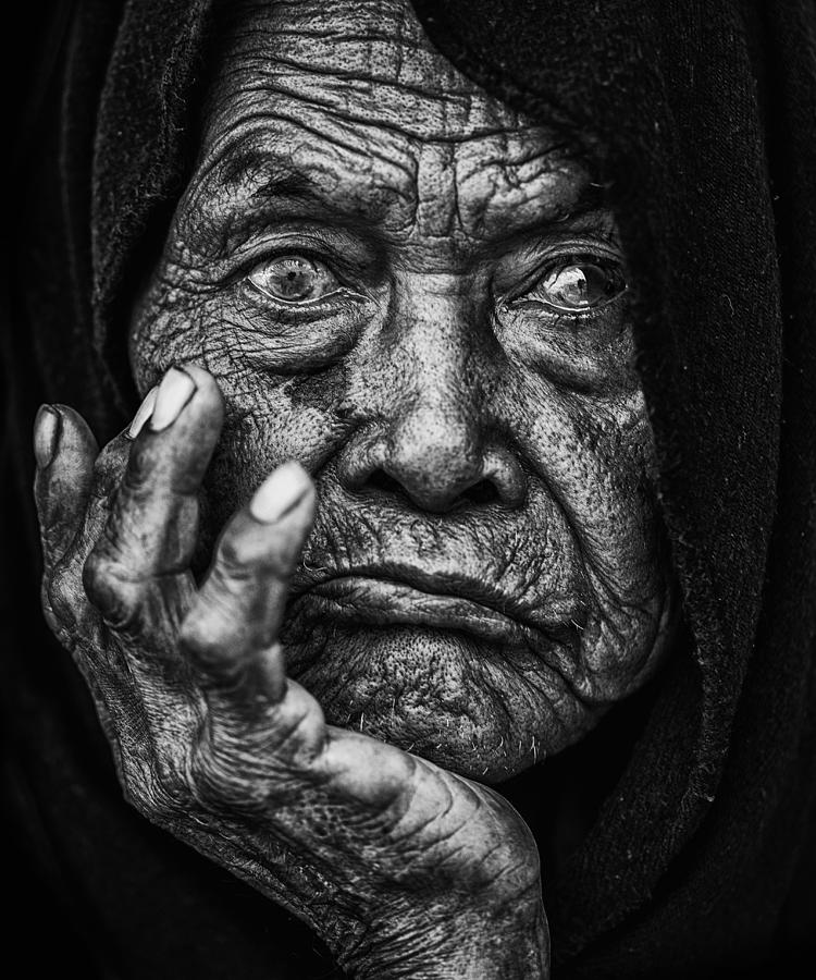 The Old Face #2 Photograph by Andi Halil