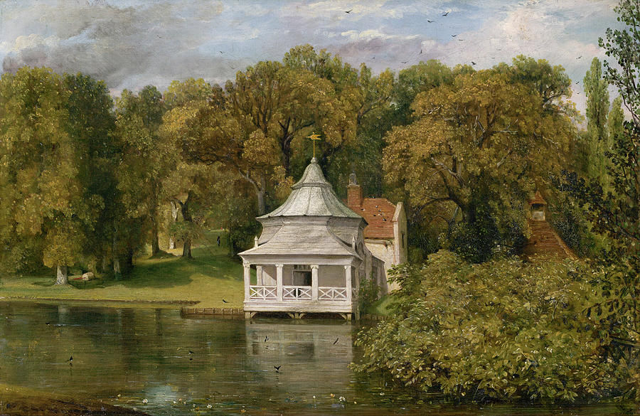 John Constable Painting - The Quarters behind Alresford Hall #2 by John Constable