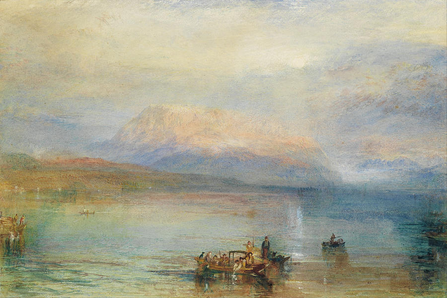 Joseph Mallord William Turner Painting - The Red Rigi  #2 by Joseph Mallord William Turner