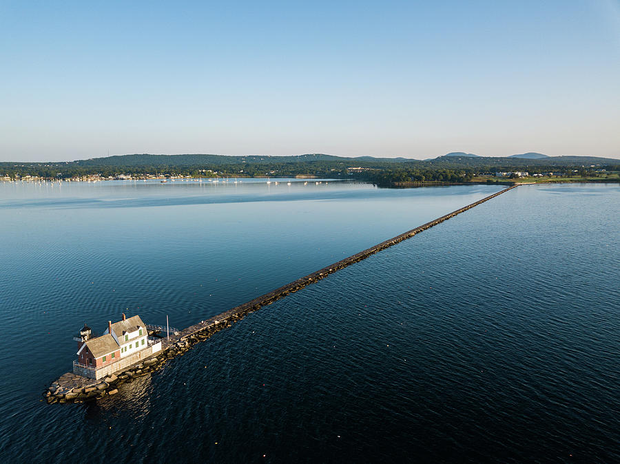 The Rockland Breakwater Lighthouse Photograph