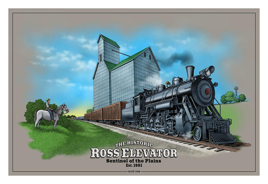The Ross Elevator / Sentinel of the Plains Photograph by Scott Ross