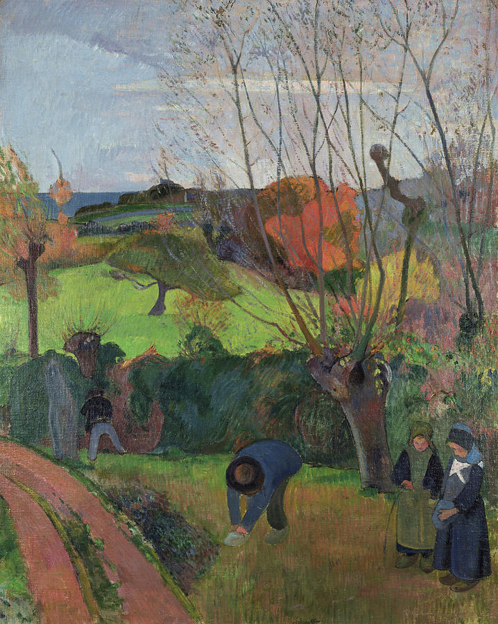 The Willow Tree #2 Painting by Paul Gauguin