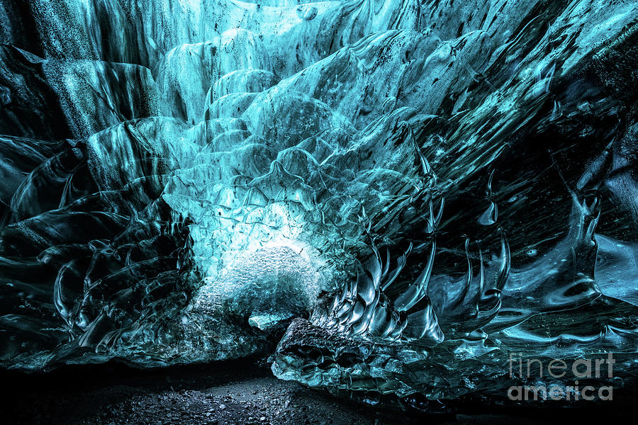 The Wonderous Glacial Ice Caves Of Iceland Photograph