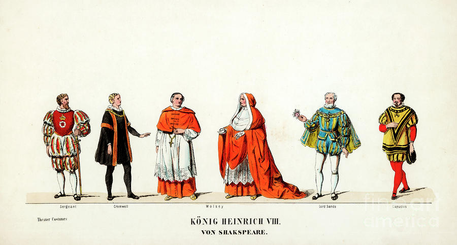 Theatre Costume Designs Drawing by Print Collector