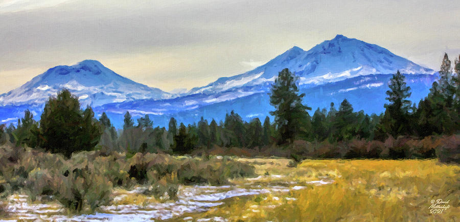 Three Sisters Oregon Mountains Wall Art by David Millenheft Three Sisters Oregon Mountains Wall Art by David Millenheft