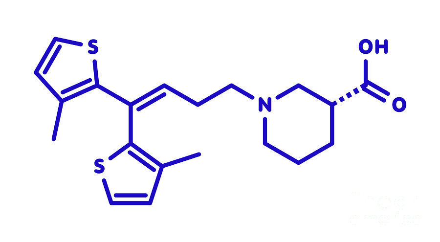 Tiagabine Epilepsy Drug Molecule #2 Photograph by Molekuul/science ...