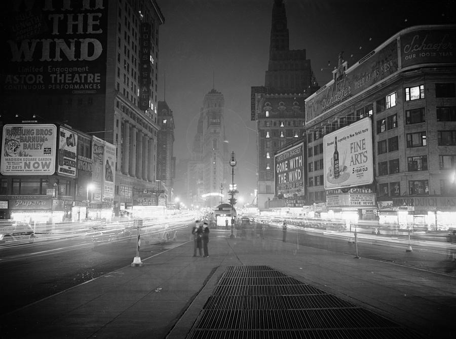 Times Square Dimmed #2 Photograph by William C. Shrout