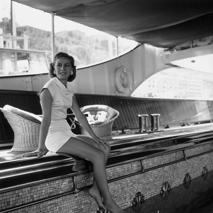 Tina Onassis #2 Photograph by Slim Aarons
