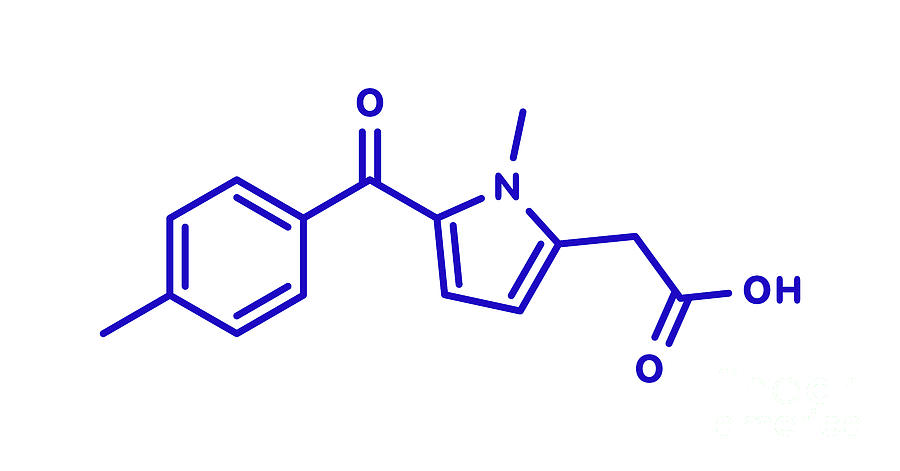 Tolmetin Nsaid Drug Molecule #2 Photograph by Molekuul/science Photo Library