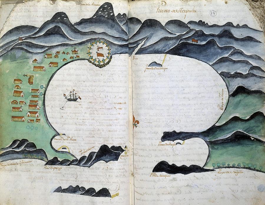 Topographical Map Of Peru-routes Of The Pacific. #2 Drawing by Album Topographical Map Of Peru-routes Of The Pacific. #2 Drawing by Album