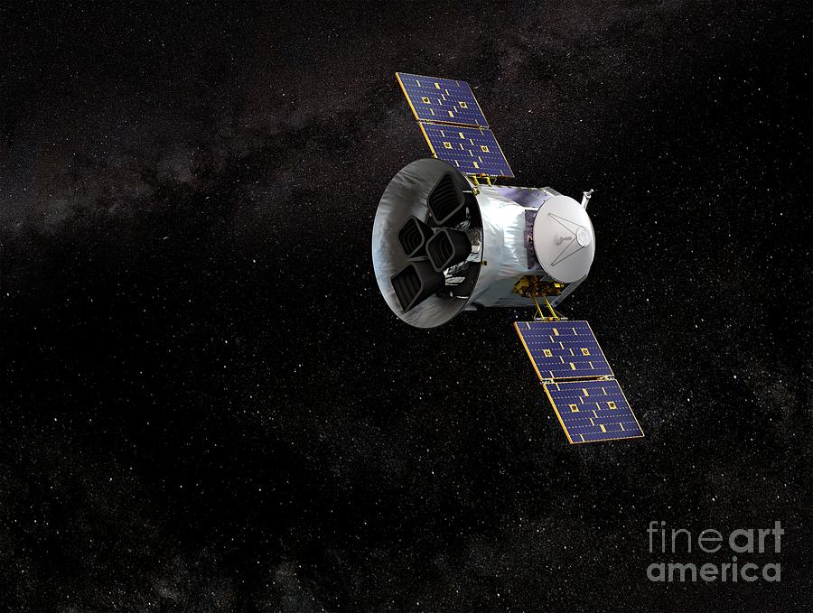 Transiting Exoplanet Survey Satellite #2 Photograph by Nasa/goddard Space Flight Center/science Photo Library