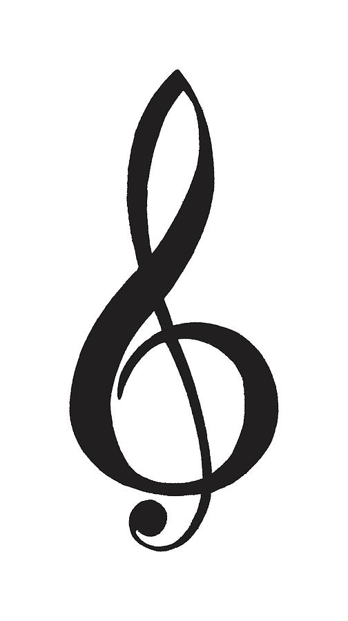 Treble Clef Drawing by CSA Images - Fine Art America