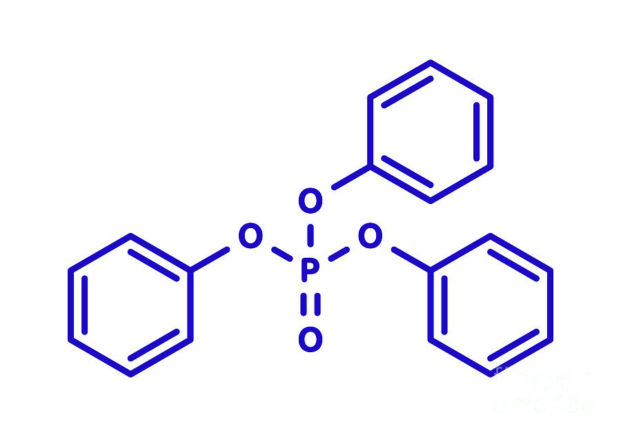 Triphenyl Phosphate Molecule #2 Photograph by Molekuul/science Photo Library