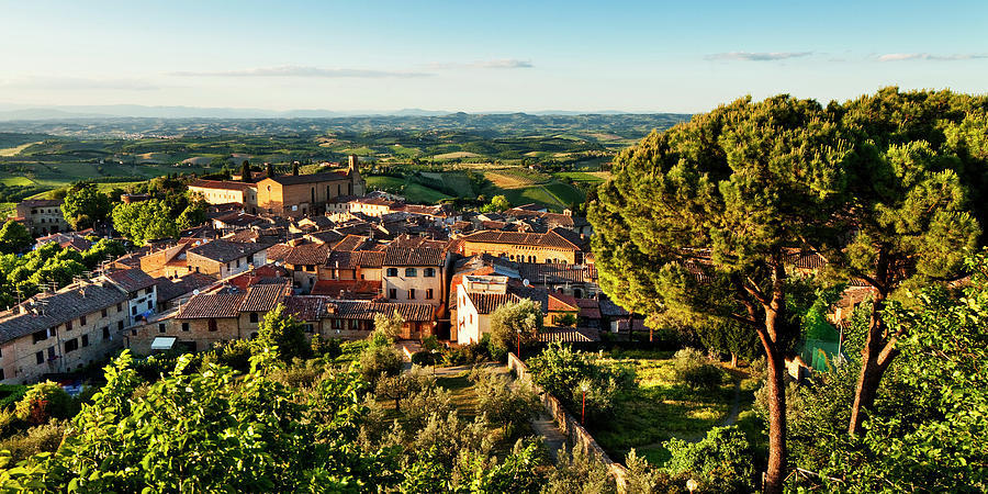 Tuscany, San Gimignano, Italy Digital Art by Luigi Vaccarella - Pixels