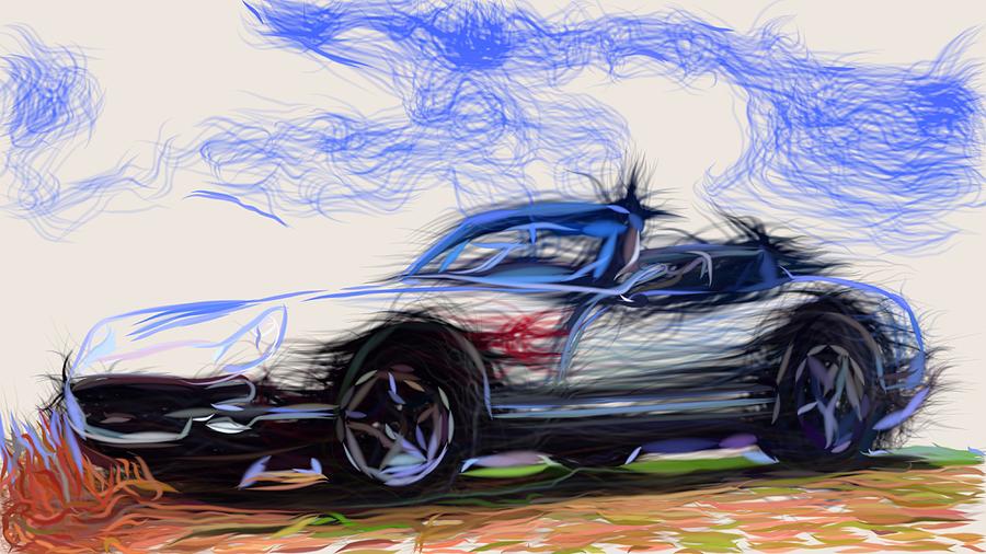 TVR Chimaera Draw #2 Digital Art by CarsToon Concept