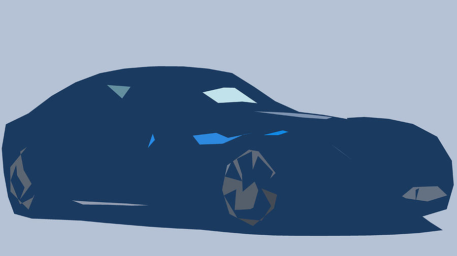 TVR T350C Abstract Design #2 Digital Art by CarsToon Concept