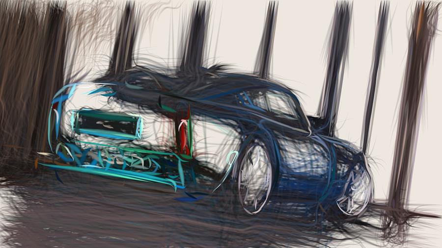 TVR T350C Draw #2 Digital Art by CarsToon Concept