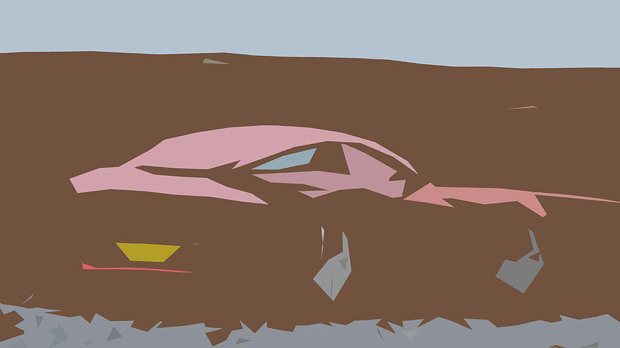 TVR T440 Abstract Design #2 Digital Art by CarsToon Concept