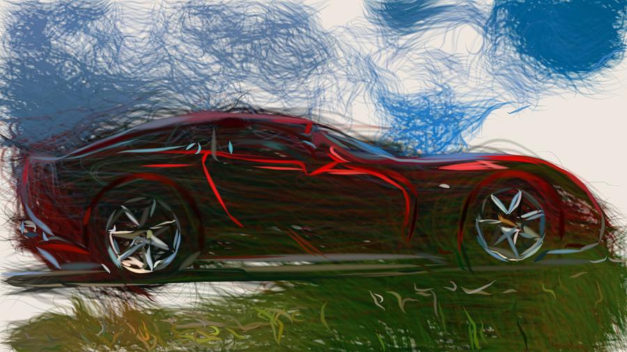 TVR T440 Draw #2 Digital Art by CarsToon Concept
