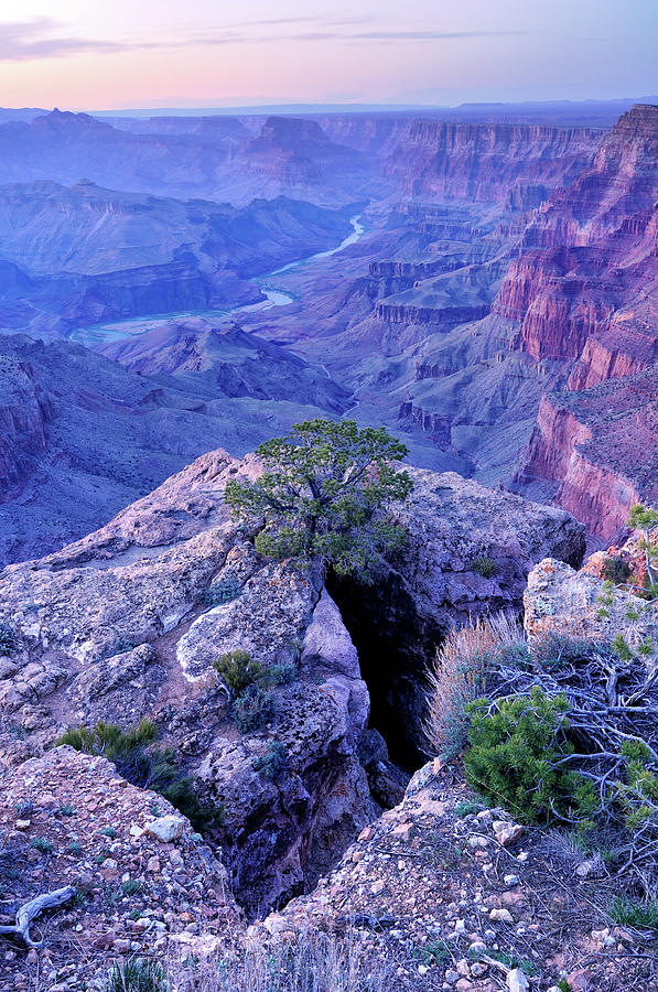 Twilight Landscape Of Grand Canyon #2 Photograph by Rezus