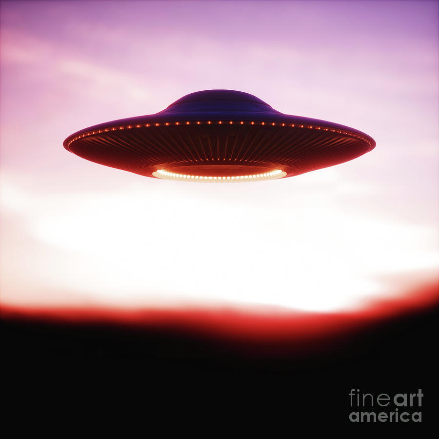 Ufo #2 Photograph by Ktsdesign/sciencephotolibrary